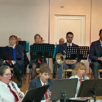 Baudrières : La Fanfare l'Espérance de St Germain-du-Plain a fêté sa Sainte Cécile dans la salle des fêtes
