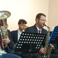 Baudrières : La Fanfare l'Espérance de St Germain-du-Plain a fêté sa Sainte Cécile dans la salle des fêtes