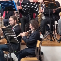 Baudrières : La Fanfare l'Espérance de St Germain-du-Plain a fêté sa Sainte Cécile dans la salle des fêtes