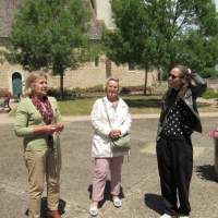 Visite du chantier du restaurant communal de Baudrières par la majorité régionale