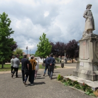 Visite du chantier du restaurant communal de Baudrières par la majorité régionale