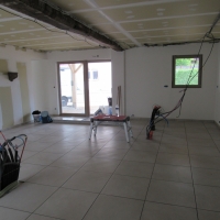 Visite du chantier du restaurant communal de Baudrières par la majorité régionale