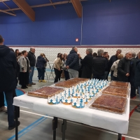 Lux : M. le maire Stéphane Hugon, présente ses vœux aux luxois en présence de Miss Lux