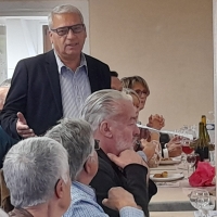 Saint Christophe-en-Bresse : Les 2 nouveaux doyens de la commune étaient présents au repas du CCAS