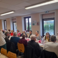 Saint Christophe-en-Bresse : Les 2 nouveaux doyens de la commune étaient présents au repas du CCAS