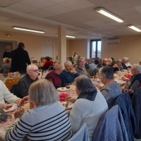 Saint Christophe-en-Bresse : Les 2 nouveaux doyens de la commune étaient présents au repas du CCAS