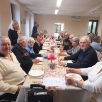 Saint Christophe-en-Bresse : Les 2 nouveaux doyens de la commune étaient présents au repas du CCAS