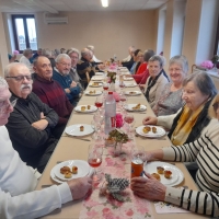 Saint Christophe-en-Bresse : Les 2 nouveaux doyens de la commune étaient présents au repas du CCAS
