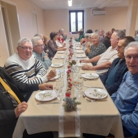 Saint Christophe-en-Bresse : Les 2 nouveaux doyens de la commune étaient présents au repas du CCAS