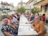 Chalon-sur-Saône : les profs de l’IUT fêtent la fin des cours à «  Il Duomo »  place de l’hôtel de ville