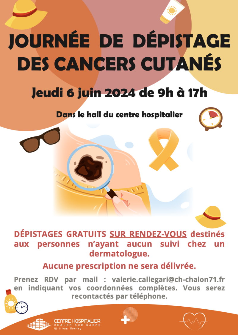 Ce jeudi, à l'hôpital de Chalon, c'est la journée dépistage des cancers — free download