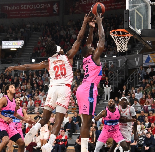 ELAN CHALON (Betclic Elite) - Chalon vient à bout de Saint-Quentin de 2 petits points 