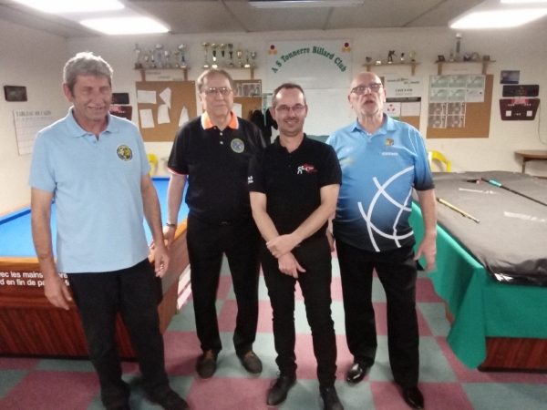 BILLARD CLUB CHALONNAIS – Jérôme RICHARD, Champion de Bourgogne Franche Comté à la Libre Régionale 3