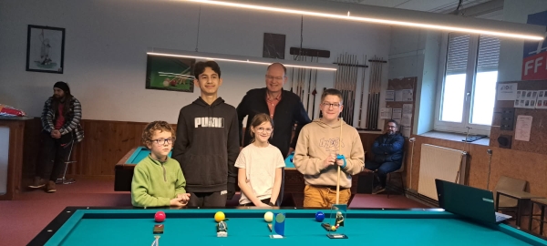BILLARD CLUB CHALONNAIS. - Bons résultats d’ensemble des joueurs débutants Chalonnais