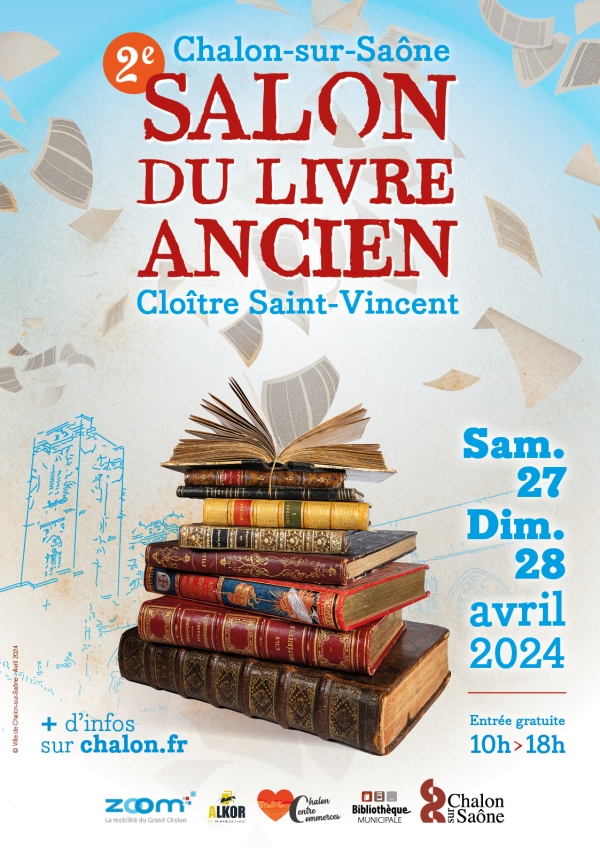 Le salon du livre ancien revient à Chalon les 27 et 28 avril 