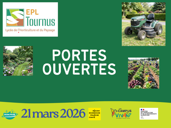 Le lycée de l'horticulture et du paysage de Tournus ouvre ses portes ce samedi 21 mars 