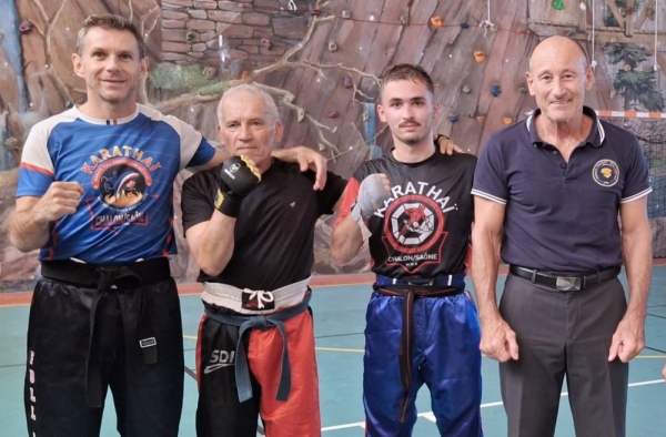 Nouveaux gradés au Karathaï Chalon 