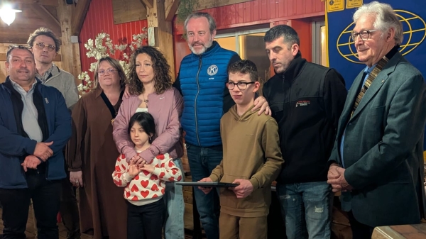 Les Kiwanis de Chalon en soutien au jeune Ylan 