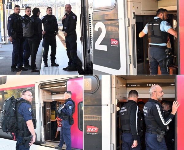 Le Creusot TGV : Les gendarmes ont embarqué dans un TGV Paris - Lyon pour faire la chasse aux stupéfiants