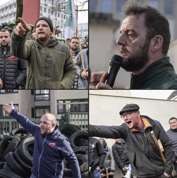 Des agriculteurs venus de toute la Côte-d’Or et de la région Bourgogne-Franche-Comté ont manifesté à Dijon pour dénoncer la multiplication des normes