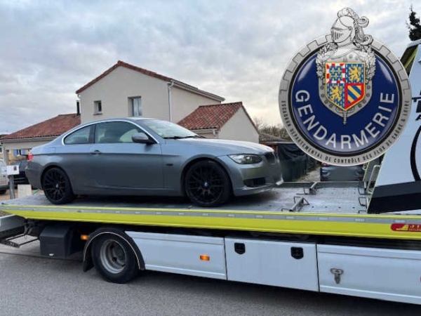 Titulaire d'un permis probatoire, elle filait à 146 km/h au volant de la BMW sur la RD 906
