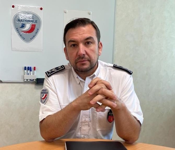 Le Commissaire divisionnaire Eric Debeugny futur patron de la Police en Saône et Loire