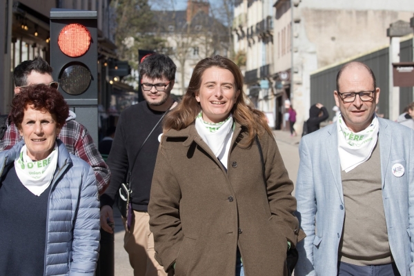 MUNICIPALES - Marine Tondelier à Dijon en soutien à la liste "Dijon change d'ère"