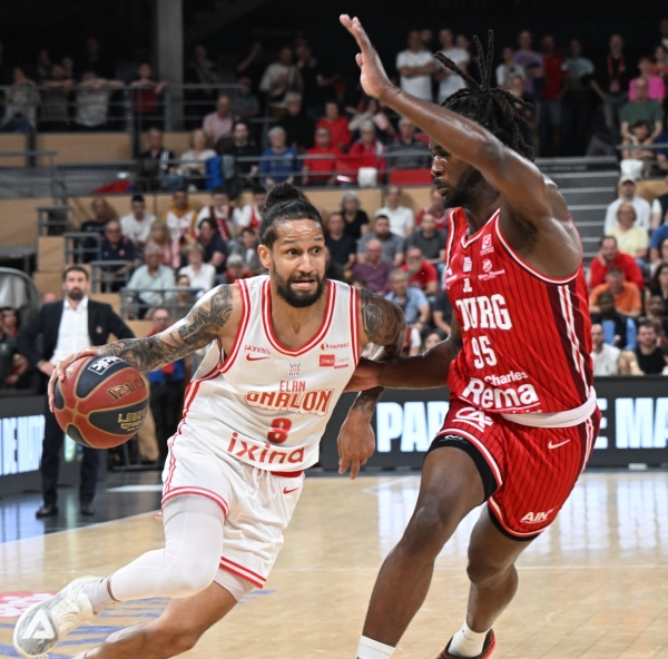 BASKET (BETCLIC ELITE) - L'Elan Chalon renvoie la JL Bourg face à ses doutes et s'impose sur le score magique de 100 à 84 