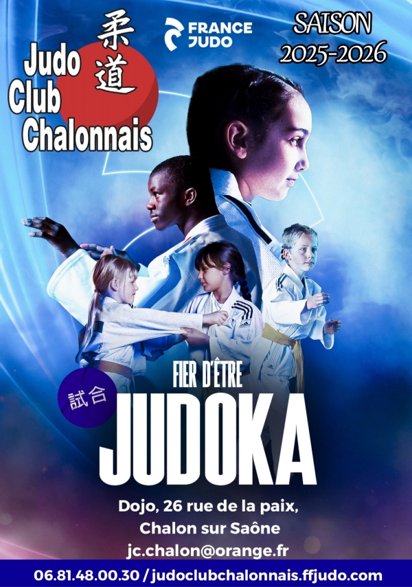 JUDO CLUB CHALONNAIS --  La rentrée au Dojo de la rue de la paix, c’est dès cette semaine !
