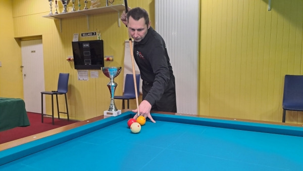 Billard Club Chalonnais - Eric SOLER, champion de Bourgogne Franche Comté à la Libre Nationale 2 