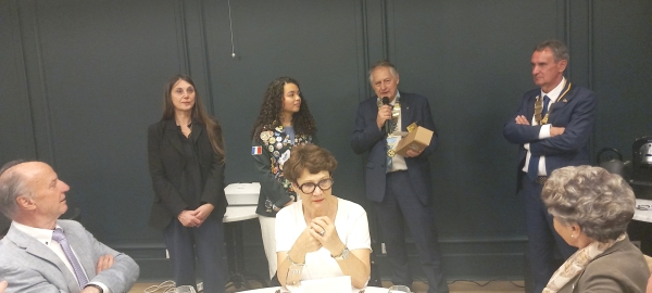 Gouverneur du district 1750 du Rotary International, Alain Peter rend visite au club Chalon Saint-Vincent  