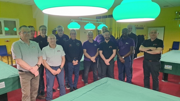 BILLARD CLUB CHALONNAIS - L’équipe de Chalon/saône, sacrée Championne de Saône et Loire pour la saison 2026 