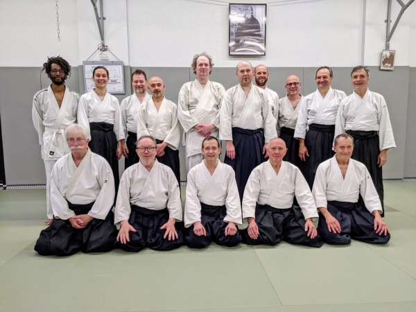 Un 6eme DAN en visite sur le tatami de Chalon Aïkido