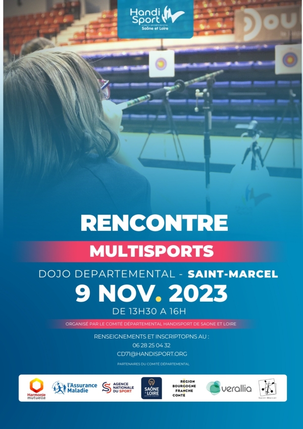 Le Comité départemental handisports de Saône et Loire vous donne rendez-vous pour une journée spéciale 