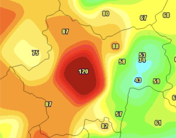 TEMPETE FREDERICO - Des vents à plus de 120 km/H en Saône et Loire 