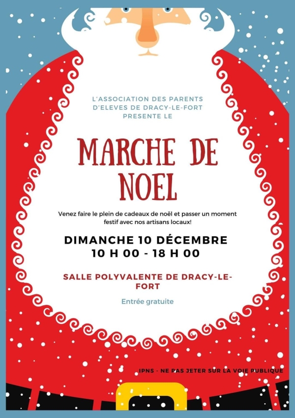 Marché de Noël ce dimanche à Dracy le Fort 