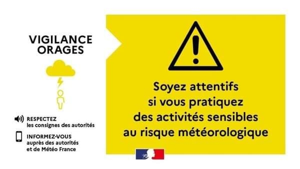 La Saône et Loire en vigilance météo ce dimanche 