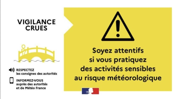 Après les coups de vent violents de lundi, la Saône et Loire en vigilance jaune aux crues