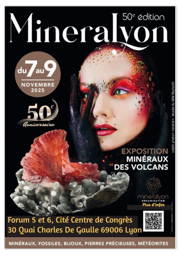 La 50e Edition de MineraLyon vous donne rendez-vous du 7 au 9 novembre 