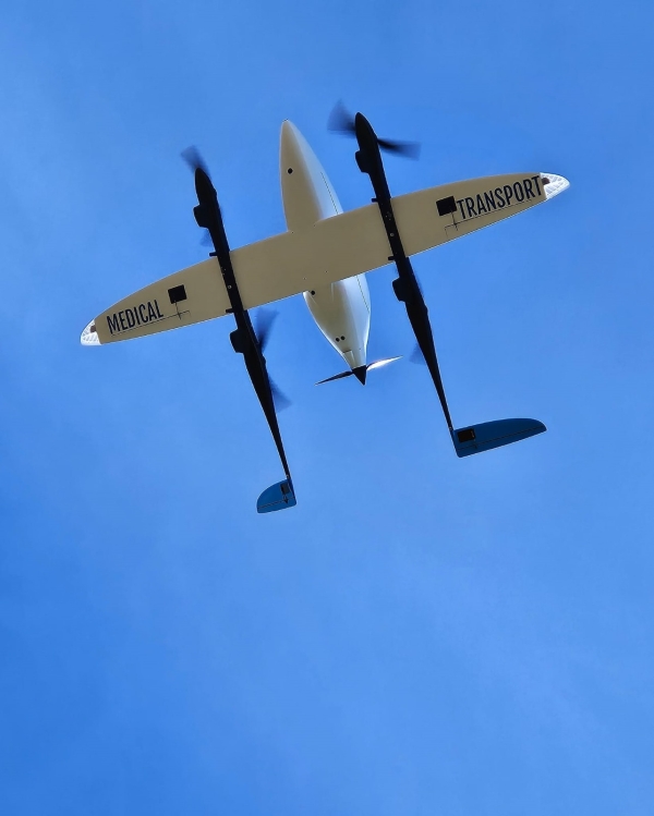 Les hôpitaux du nord Saône et Loire font appel au drone