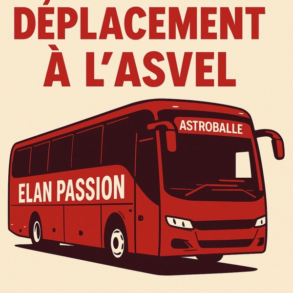 Élan Passion organise un déplacement à Villeurbanne mardi prochain 27/05 à l'occasion du 1/4 de finale play offs.