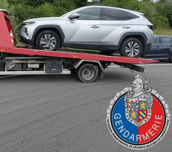 Avec un permis probatoire, l'Autunois roulait à 160 km/H sur la RCEA