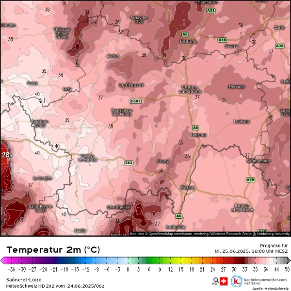 ORAGES - CANICULE - Journée de mercredi sous haute surveillance