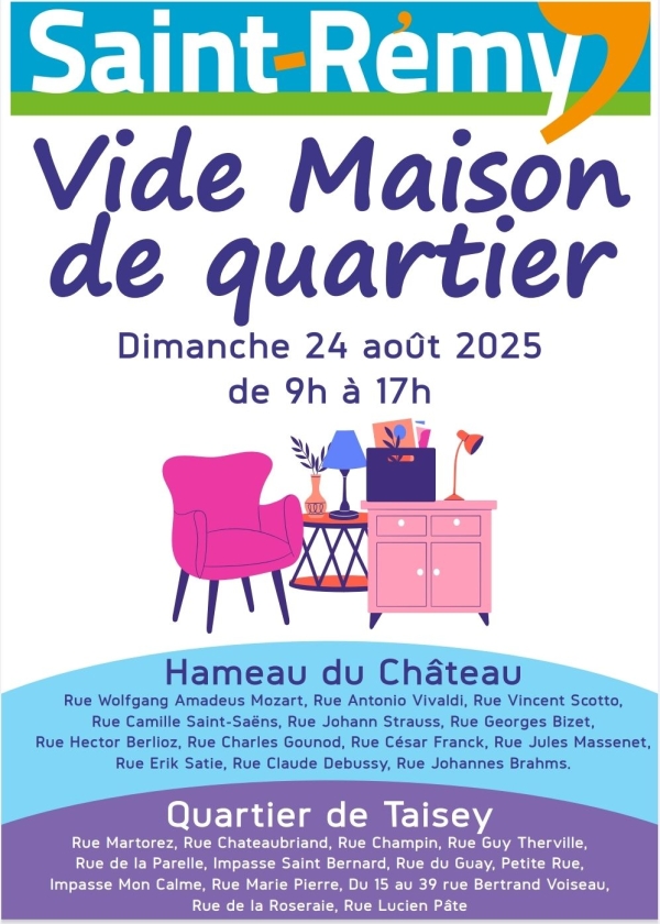 Vide-greniers ce dimanche à Saint-Rémy 