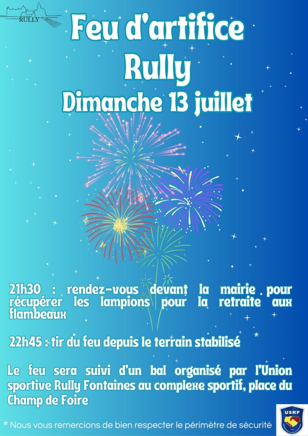 13 JUILLET - Le programme des animations à Rully
