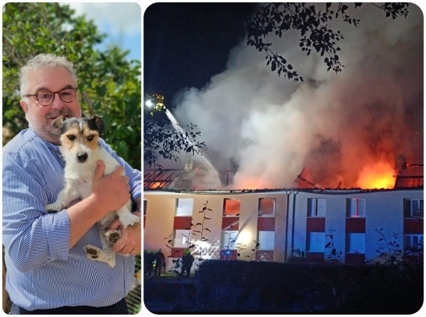 Grâce à Pirate, 14 personnes échappent de peu à un incendie 