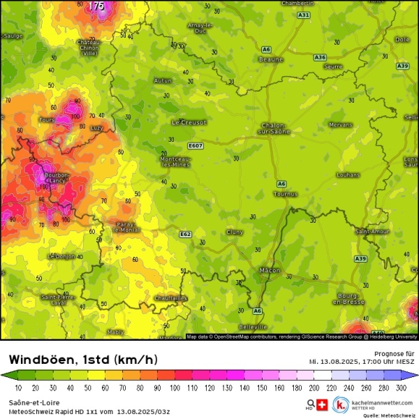 ORAGES - Ils sont annoncés en fin d'après-midi en Saône et Loire 
