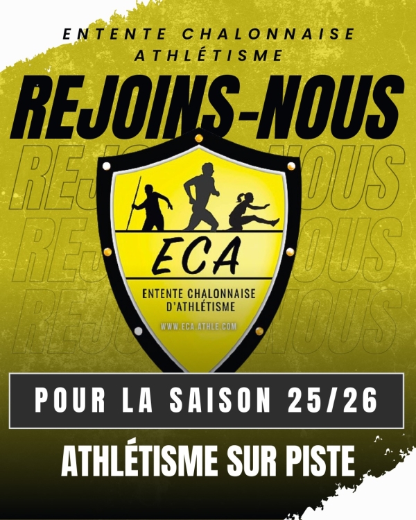 C'est la rentrée à l'ECA ! Tu es intéressé(e) par la pratique de l'Athlétisme ?