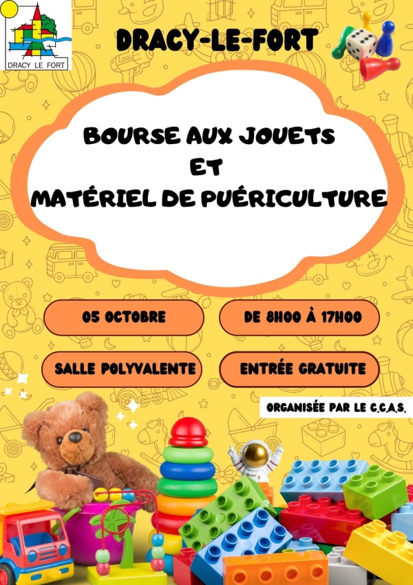 Bourse aux jouets et puériculture le 5 octobre 