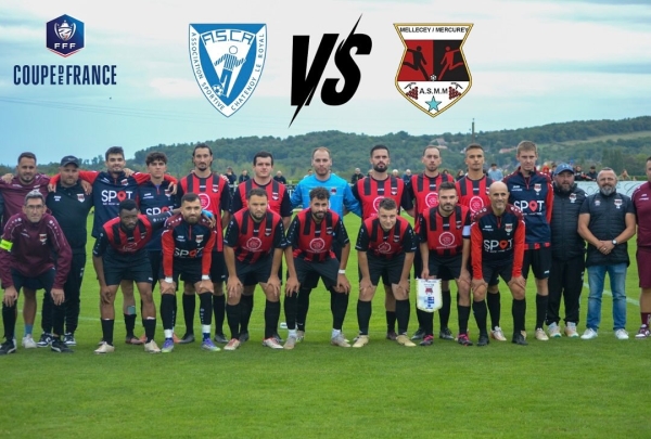 COUPE DE FRANCE 4e tour - L'ASMM (R3) rencontrera l'AS Châtenoy le Royal (R3) 